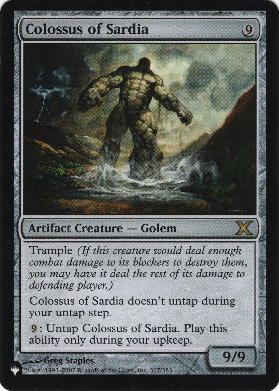 Colossus of Sardia (317/383) (LIST)