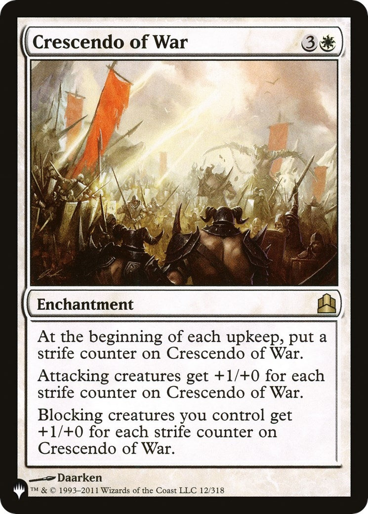 Crescendo of War (12/318) (LIST)