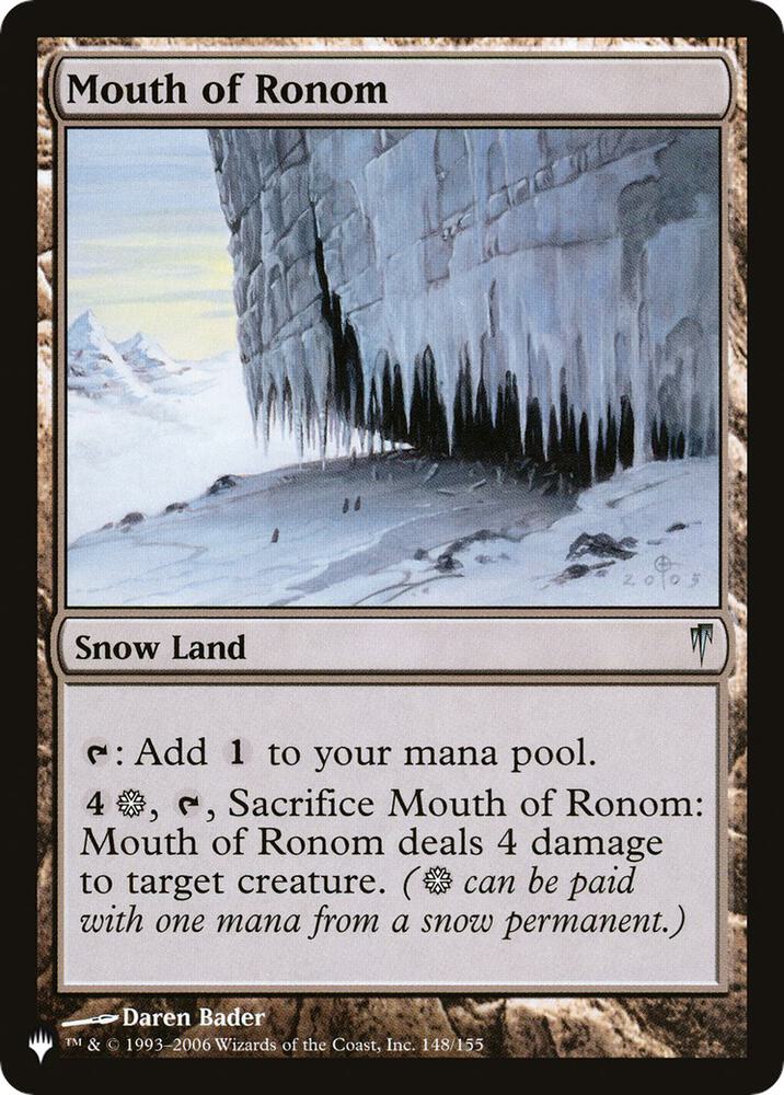Mouth of Ronom (148/155) (LIST)
