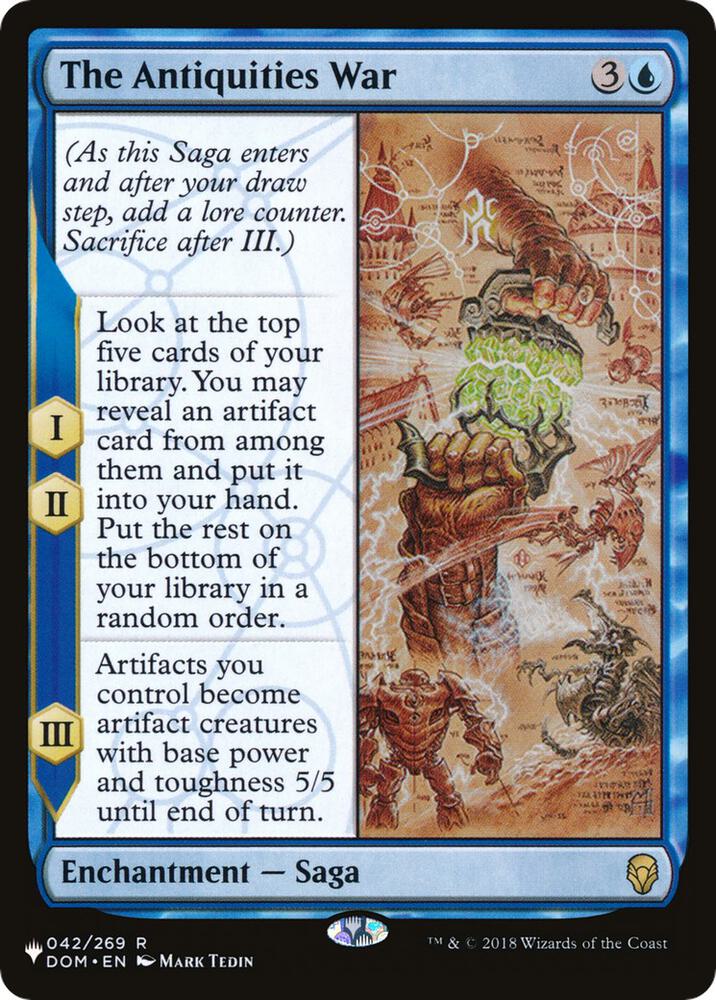 The Antiquities War (042/269) (LIST)