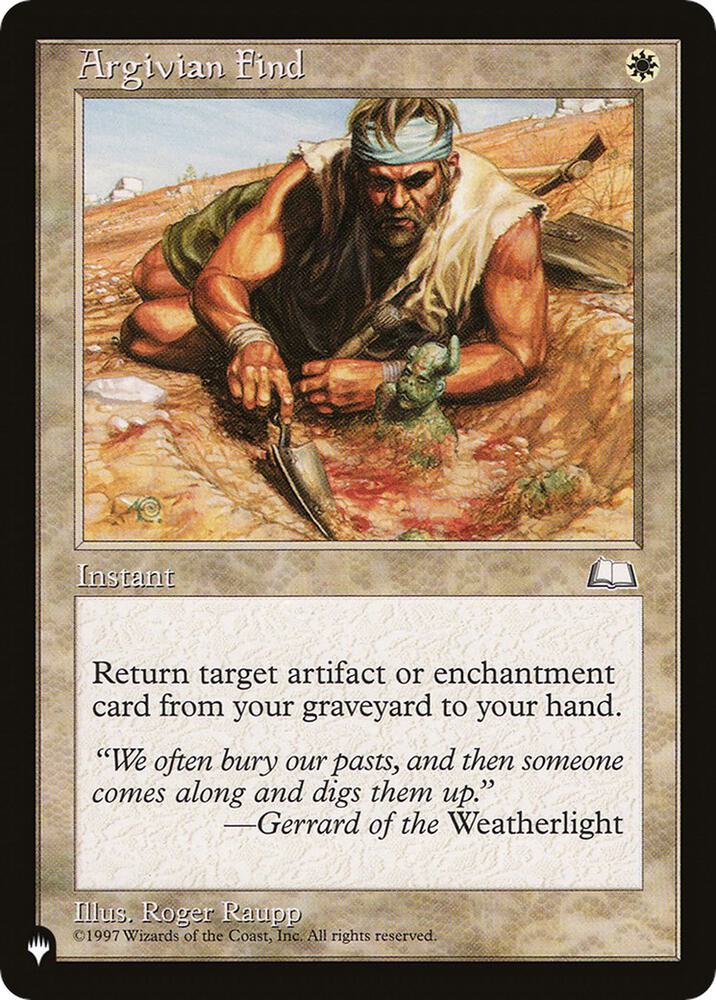 Argivian Find (LIST)