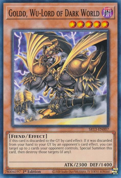 Goldd, Wu-Lord of Dark World (SR13-EN007) (SR13)