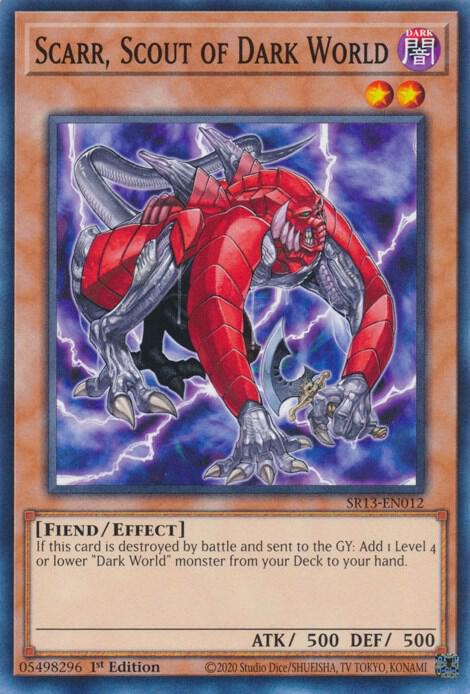 Scarr, Scout of Dark World (SR13-EN012) (SR13)