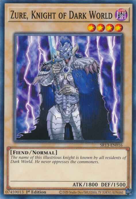 Zure, Knight of Dark World (SR13-EN016) (SR13)