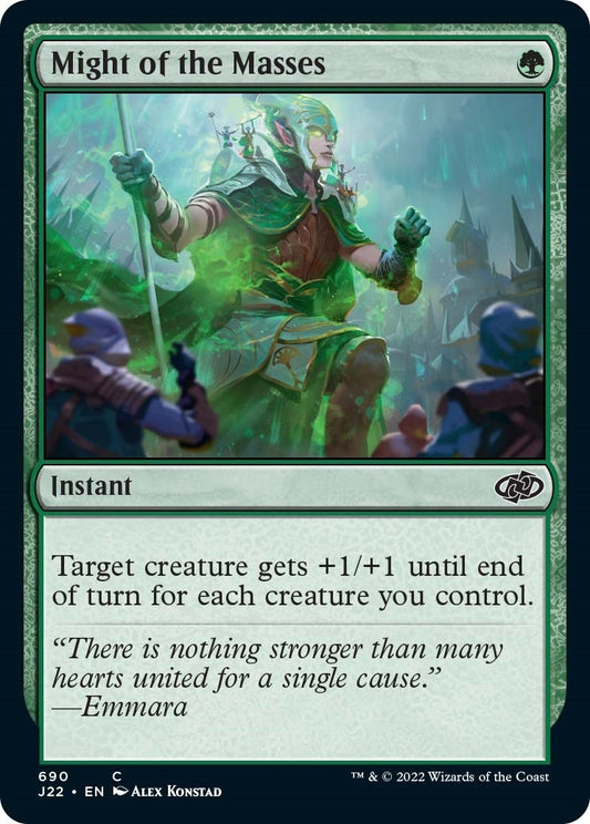 Image for Might of the Masses (690) (J22) - Magic: The Gathering