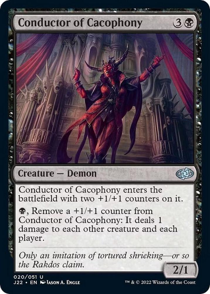 Conductor of Cacophony (20) (J22)
