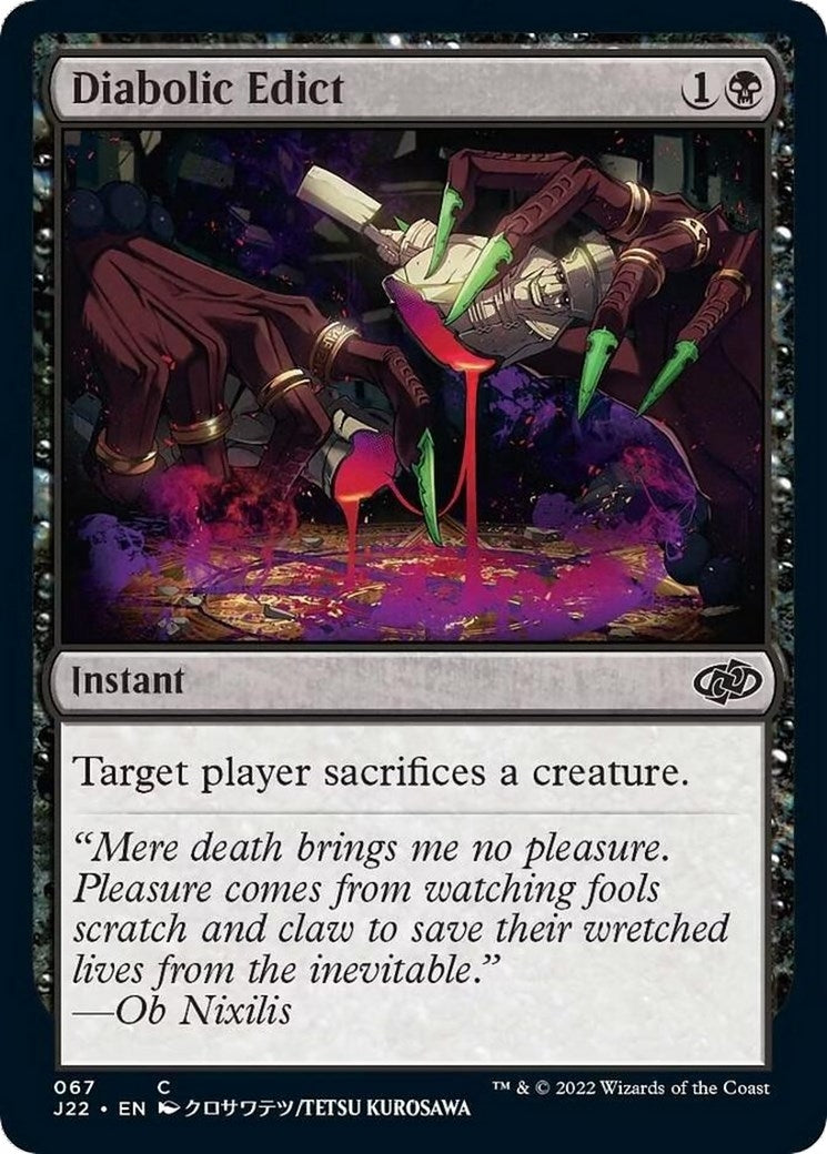 Diabolic Edict (67) (J22)