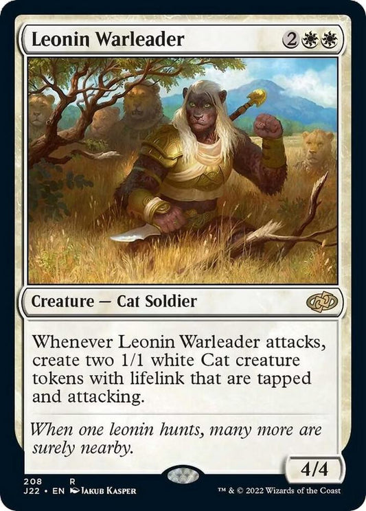 Image for Leonin Warleader (208) (J22) - Magic: The Gathering