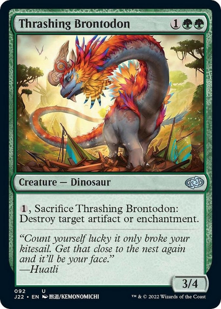 Thrashing Brontodon (92) (J22)