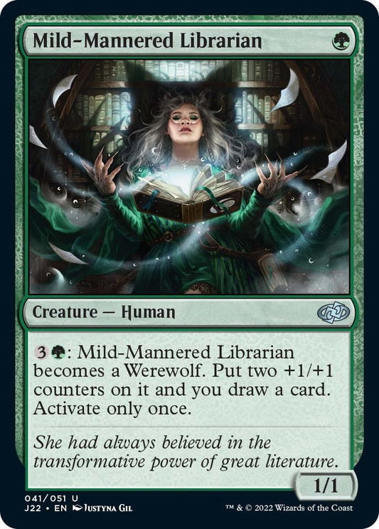 Image for Mild-Mannered Librarian (41) (J22) - Magic: The Gathering