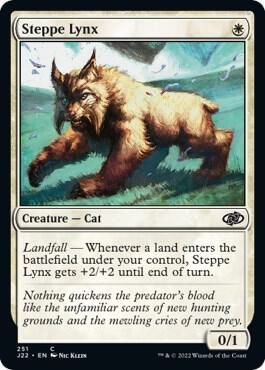 Image for Steppe Lynx (251) (J22) - Magic: The Gathering