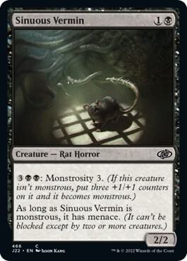 Image for Sinuous Vermin (466) (J22) - Magic: The Gathering