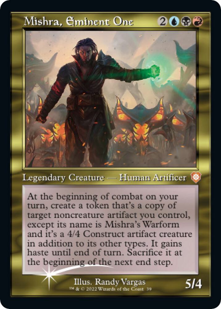 Mishra, Eminent One (Display Commander) - Thick Stock (39) (BRC)