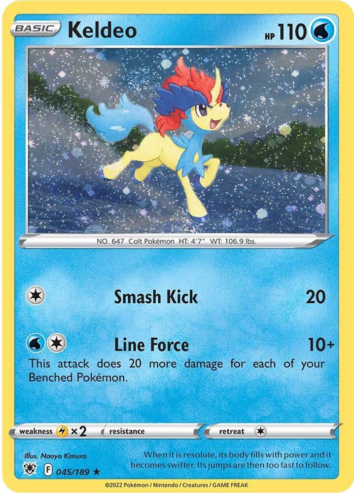 Keldeo - 045/189 (Cosmos Holo) (045/189) (MCAP)