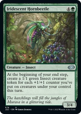 Iridescent Hornbeetle (678) (J22)