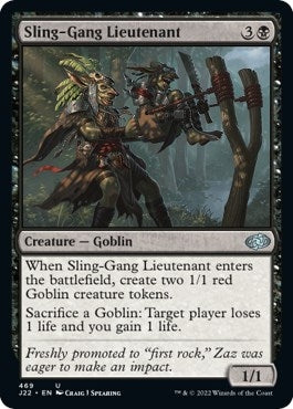 Sling-Gang Lieutenant (469) (J22)