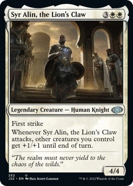 Syr Alin, the Lion's Claw (252) (J22)