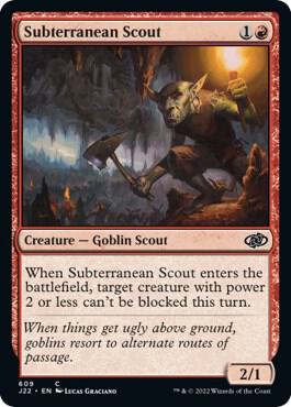 Subterranean Scout (609) (J22)