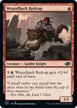 Weaselback Redcap (622) (J22)