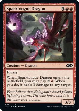 Sparktongue Dragon (604) (J22)