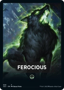 Ferocious Theme Card (39) (J22)