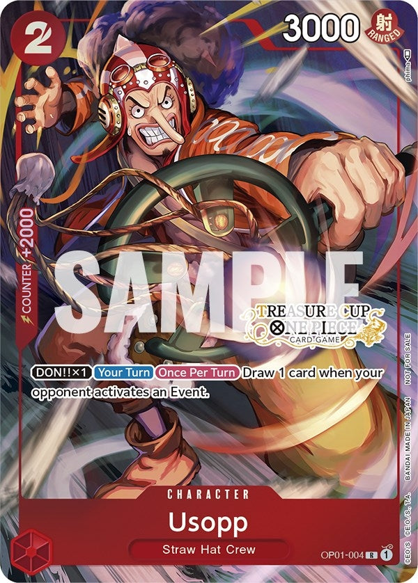 Usopp - OP01-004 (Treasure Cup) (OP01-004) (OP-PR)