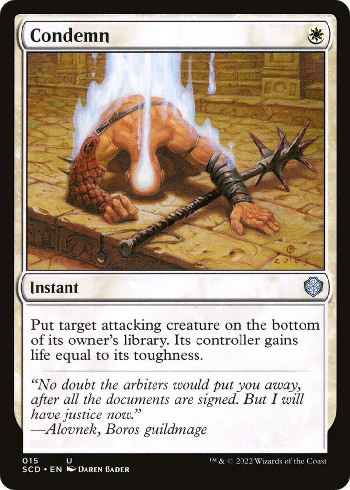 Condemn (15) (SCD)