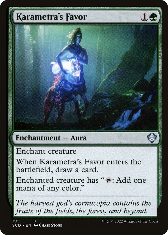 Karametra's Favor (195) (SCD)
