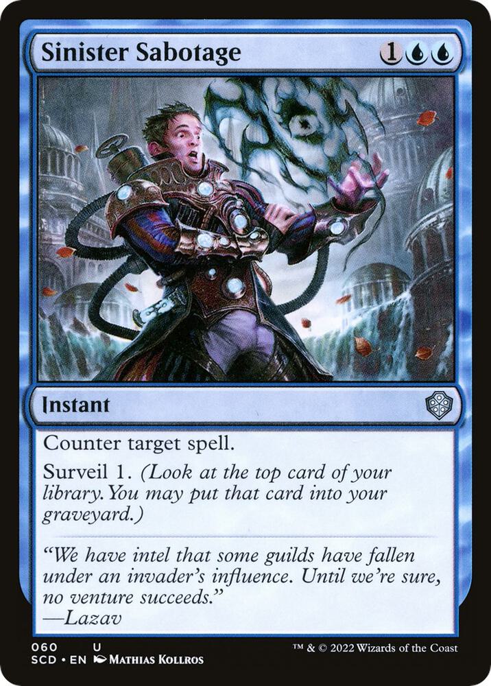 Sinister Sabotage (60) (SCD)