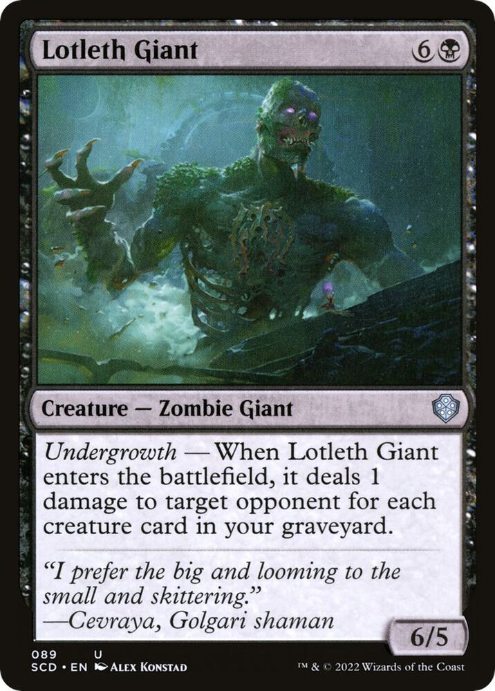 Lotleth Giant (89) (SCD)