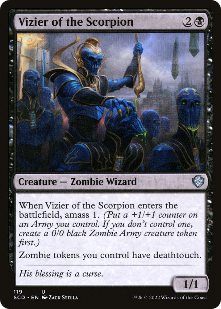 Vizier of the Scorpion (119) (SCD)