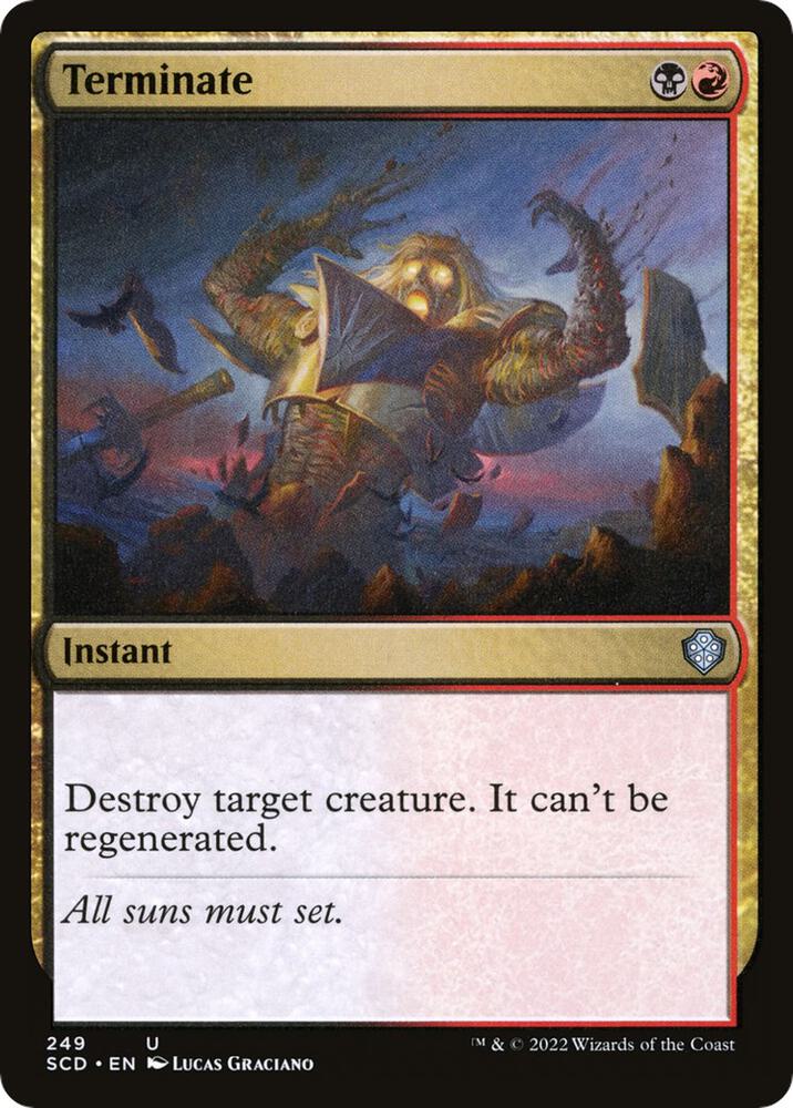 Terminate (249) (SCD)