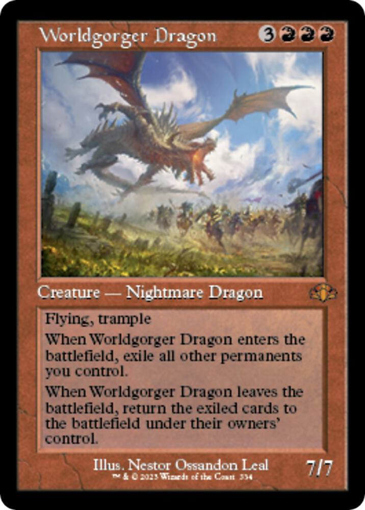Worldgorger Dragon (Retro Frame) (334) (DMR)