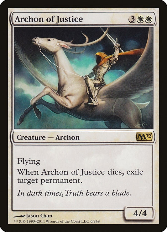 Image for Archon of Justice (6) (M12) - Magic: The Gathering
