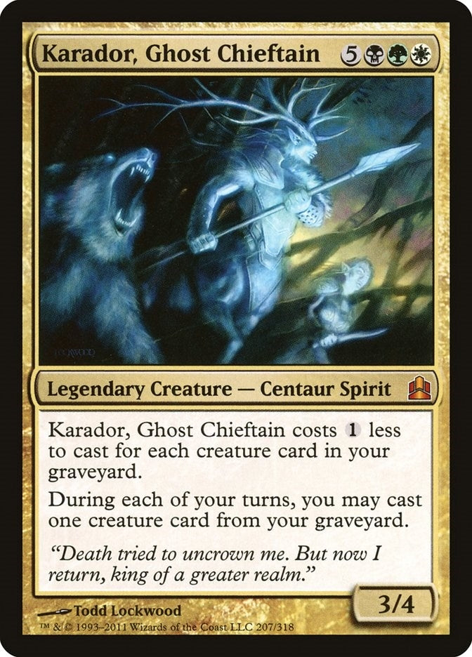 Karador, Ghost Chieftain (207) (CMD)