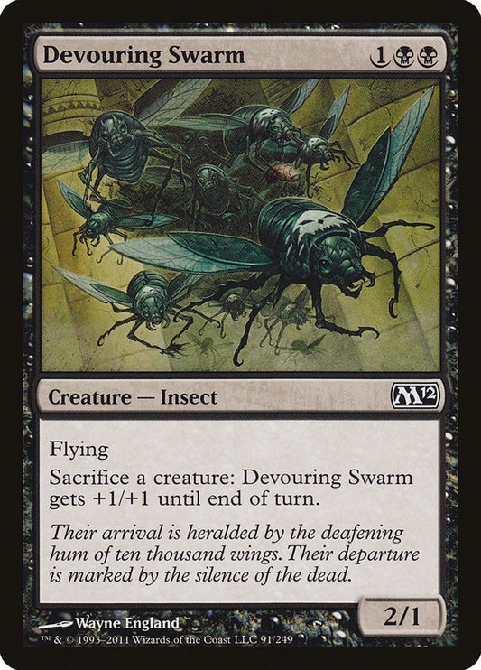 Image for Devouring Swarm (91) (M12) - Magic: The Gathering