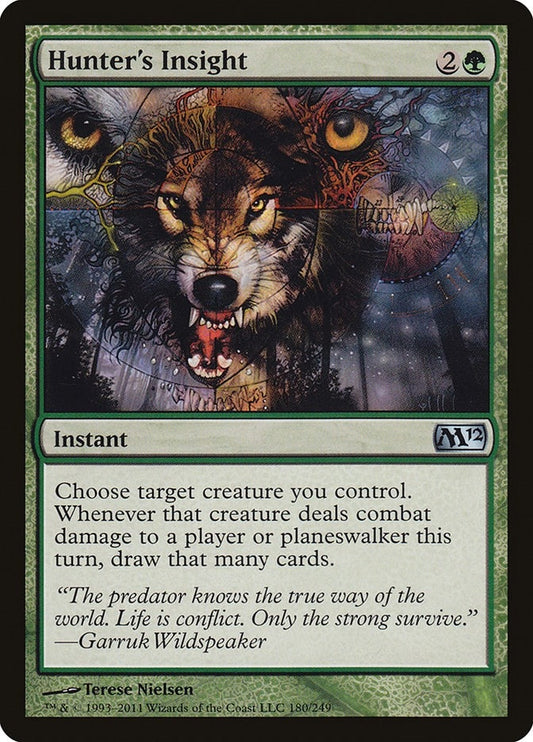 Image for Hunter's Insight (180) (M12) - Magic: The Gathering