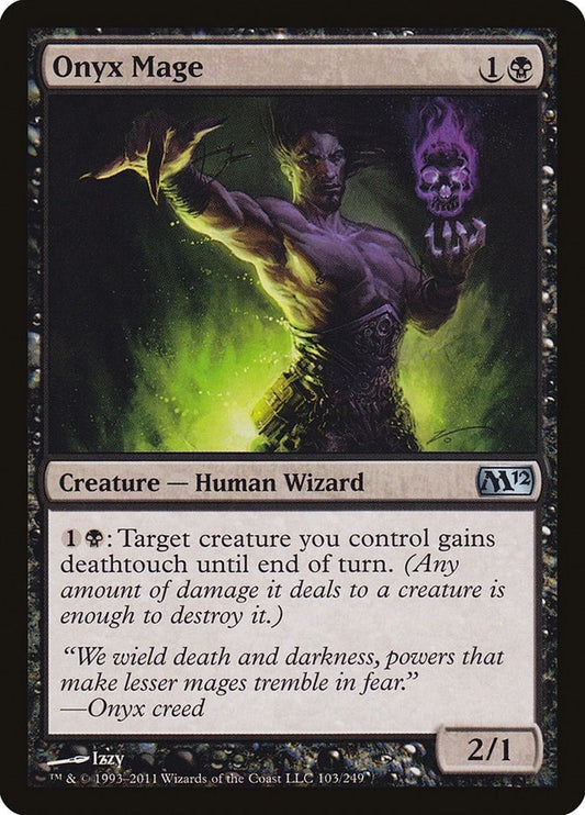 Image for Onyx Mage (103) (M12) - Magic: The Gathering