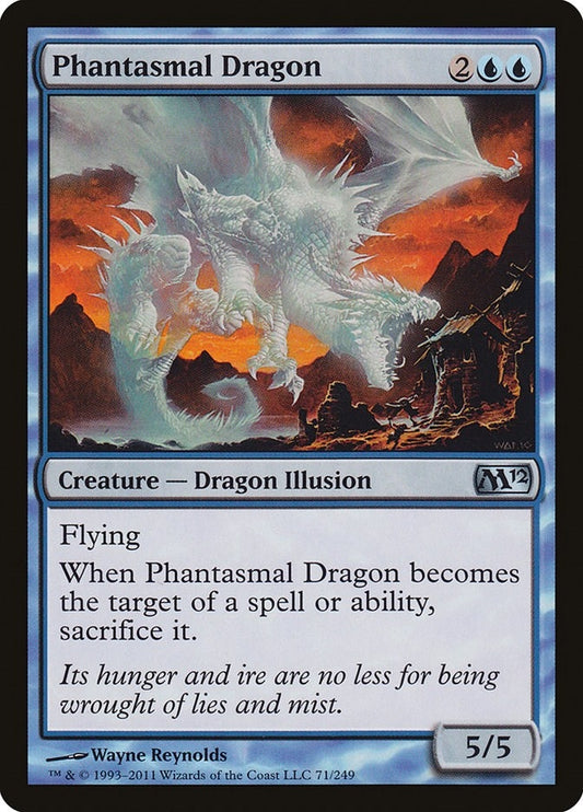 Image for Phantasmal Dragon (71) (M12) - Magic: The Gathering