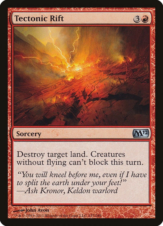Image for Tectonic Rift (157) (M12) - Magic: The Gathering