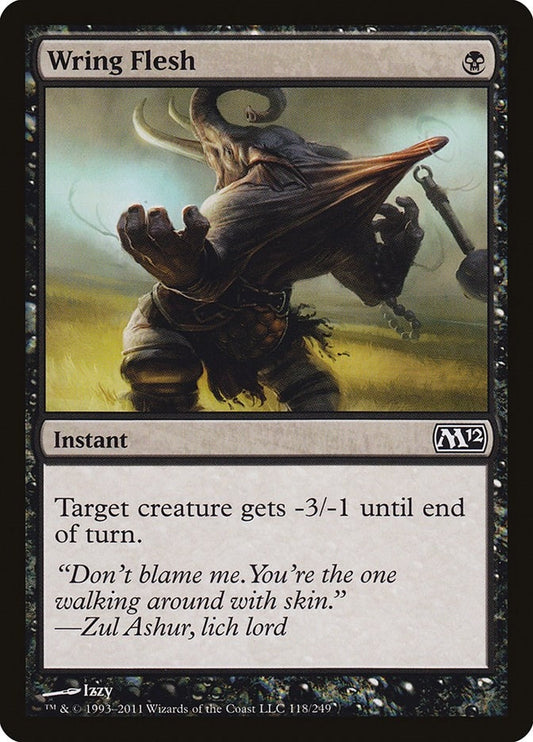 Image for Wring Flesh (118) (M12) - Magic: The Gathering
