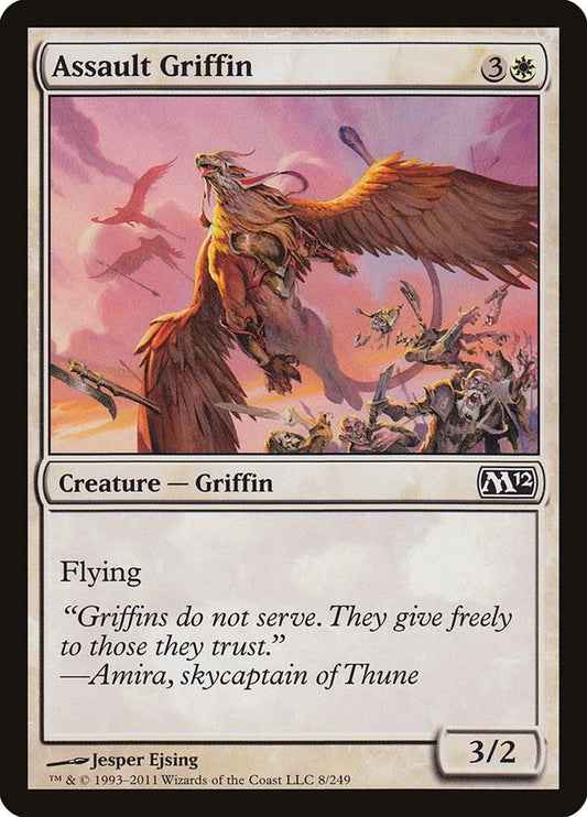 Image for Assault Griffin (8) (M12) - Magic: The Gathering