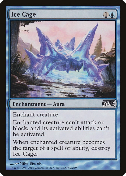 Image for Ice Cage (57) (M12) - Magic: The Gathering