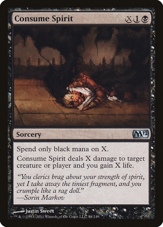 Image for Consume Spirit (88) (M12) - Magic: The Gathering