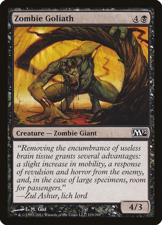 Image for Zombie Goliath (119) (M12) - Magic: The Gathering
