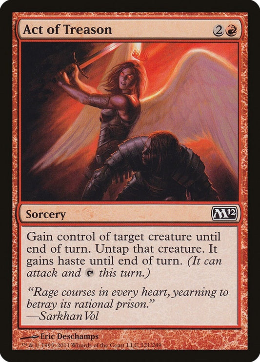 Image for Act of Treason (121) (M12) - Magic: The Gathering