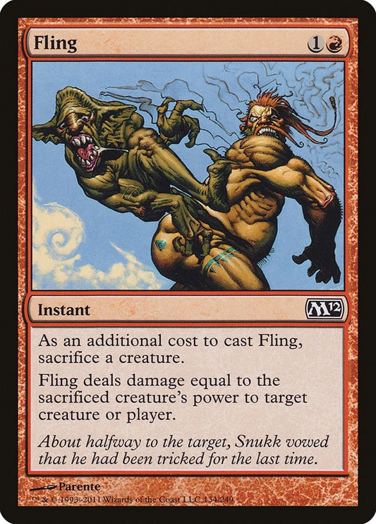 Image for Fling (134) (M12) - Magic: The Gathering
