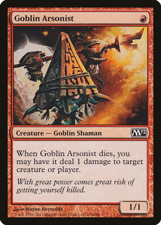 Image for Goblin Arsonist (136) (M12) - Magic: The Gathering