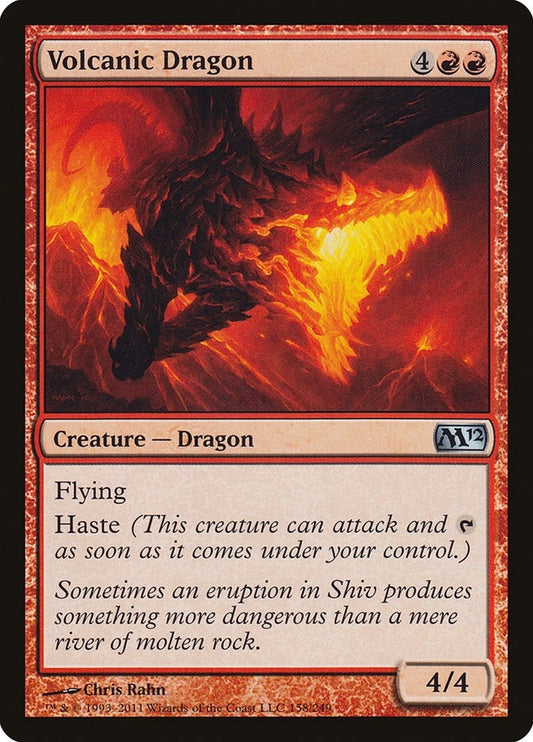Image for Volcanic Dragon (158) (M12) - Magic: The Gathering