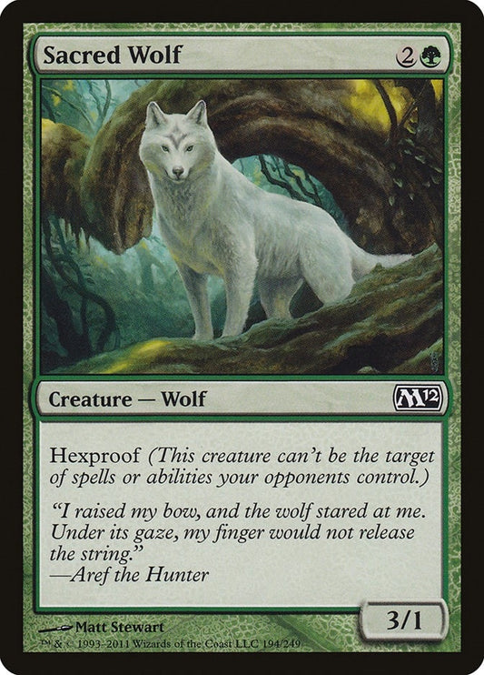 Image for Sacred Wolf (194) (M12) - Magic: The Gathering